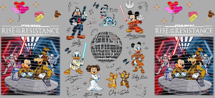 16oz Disney style-D-1976